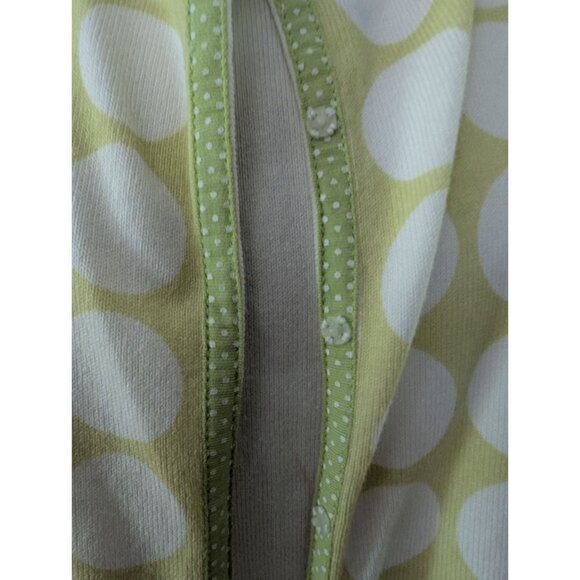 Christopher & Banks Womens XL Green White Polka Dot Cardigan & Tank Set - Picture 3 of 12